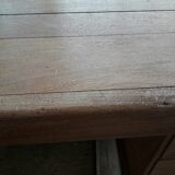 Exotic wood counter desk