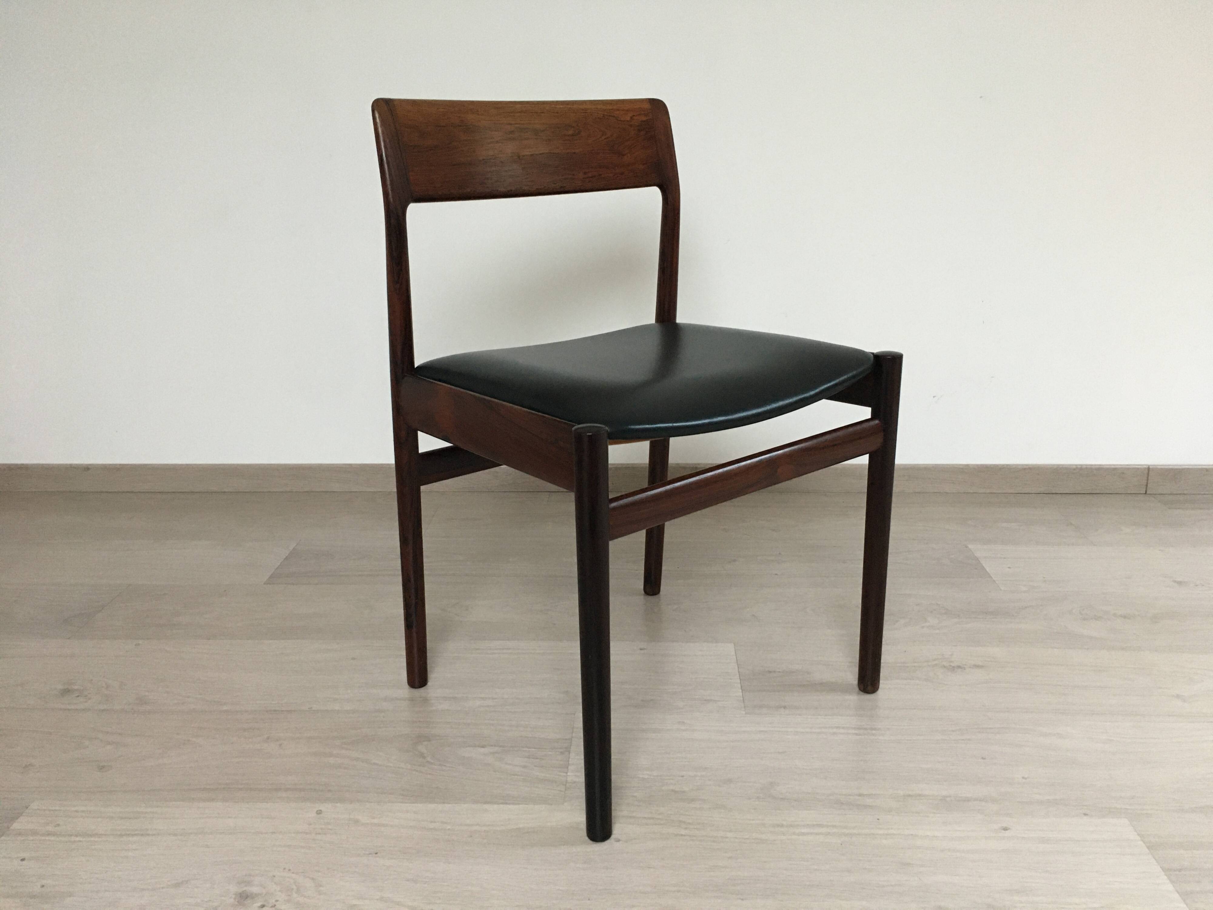 Chaise scandinave  Nørgaard Mobelfabrik Rodding Denmark 1960