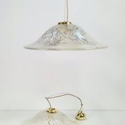 Vintage Murano Glass Pendant Lights from Kaiser-Leuchten, 1960s, Set of 2