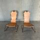 Italian saddle-stitched rocking chairs