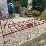 Wrought iron sofa bed nineteenth century