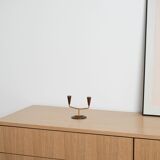 Teak candlestick, Danish design, 1970s, made in Denmark