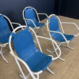 Set of 4 stak-a-baye chairs for Sebel