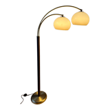 Vintage Dijkstra double arc mushroom floor lamp