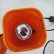 Designer lamp in orange plastic Space Age Vintage 1970 Vintage set of 2