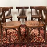 Anciennes chaises de bistrot  Baumann X 5