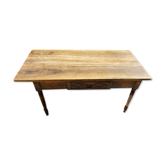 Table bois avec tiroir