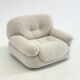 Sapporo armchair by Mario Marenco for Mobil Girgi in cream beige