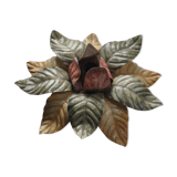 Flower shaped vintage wall sconce