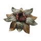 Flower shaped vintage wall sconce