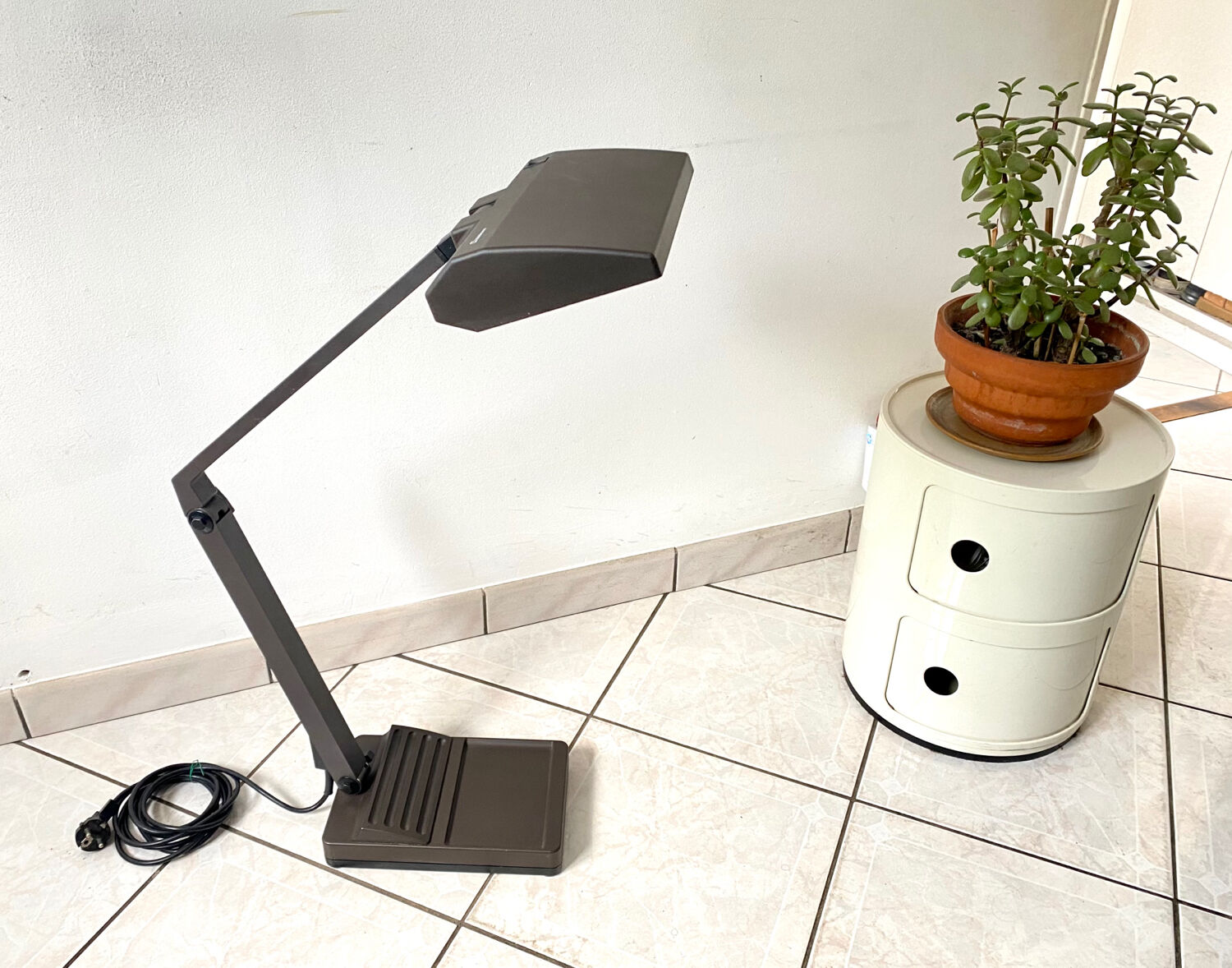 Neon desk lamp Waldmann TL 111 vintage 80s