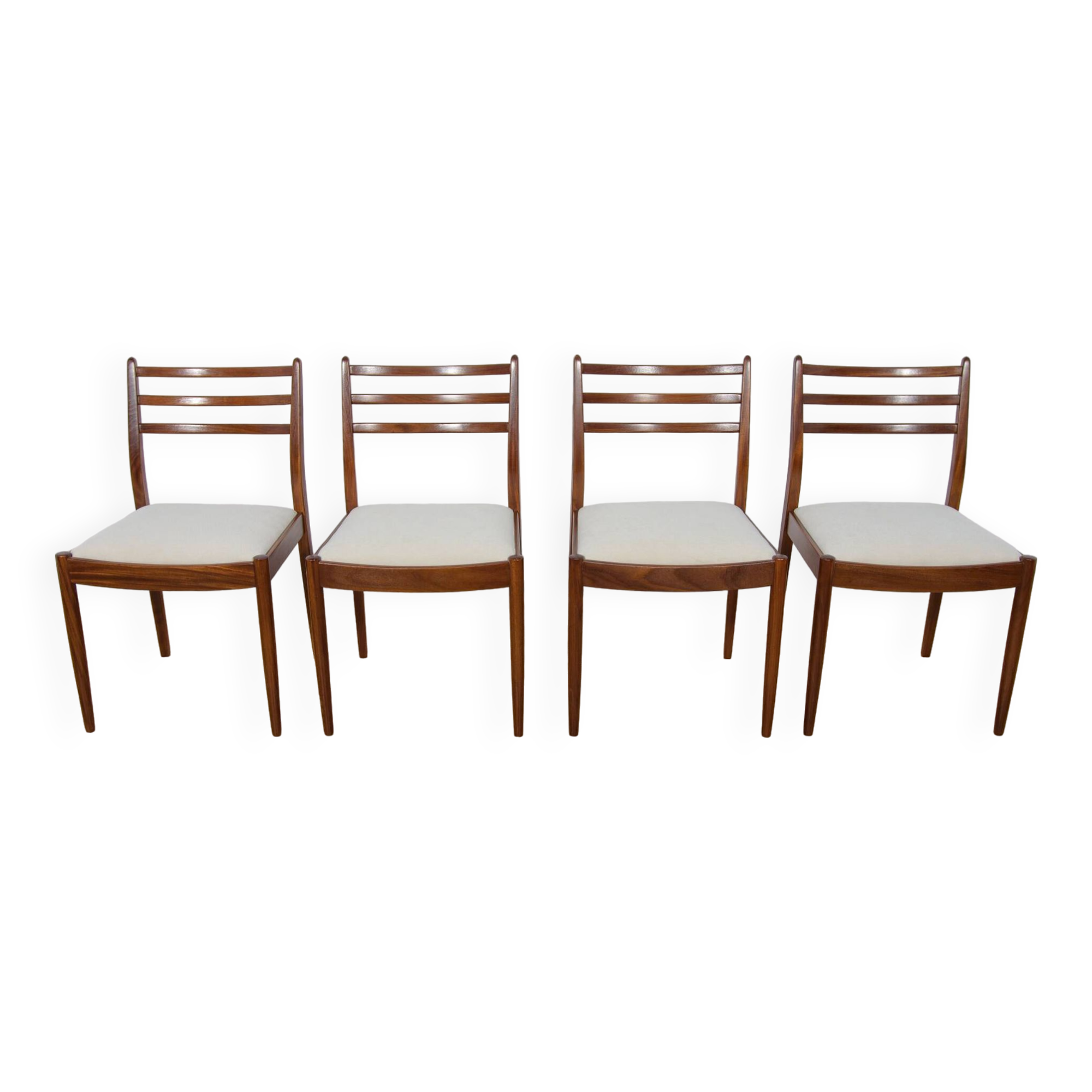 Mid-Century Teak Dining Chairs by Victor Wilkins for G-Plan, 1960s, Set of 4