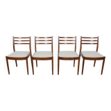 Mid-Century Teak Dining Chairs by Victor Wilkins for G-Plan, 1960s, Set of 4