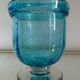 Antique bubble glass vase