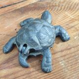 Brass turtle ashtray