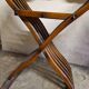 Pair of curule chairs known as Savonarole chairs - In carved wood