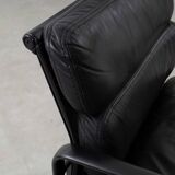 Eames EA435 Management Soft Pad Office Chair all black by Herman Miller