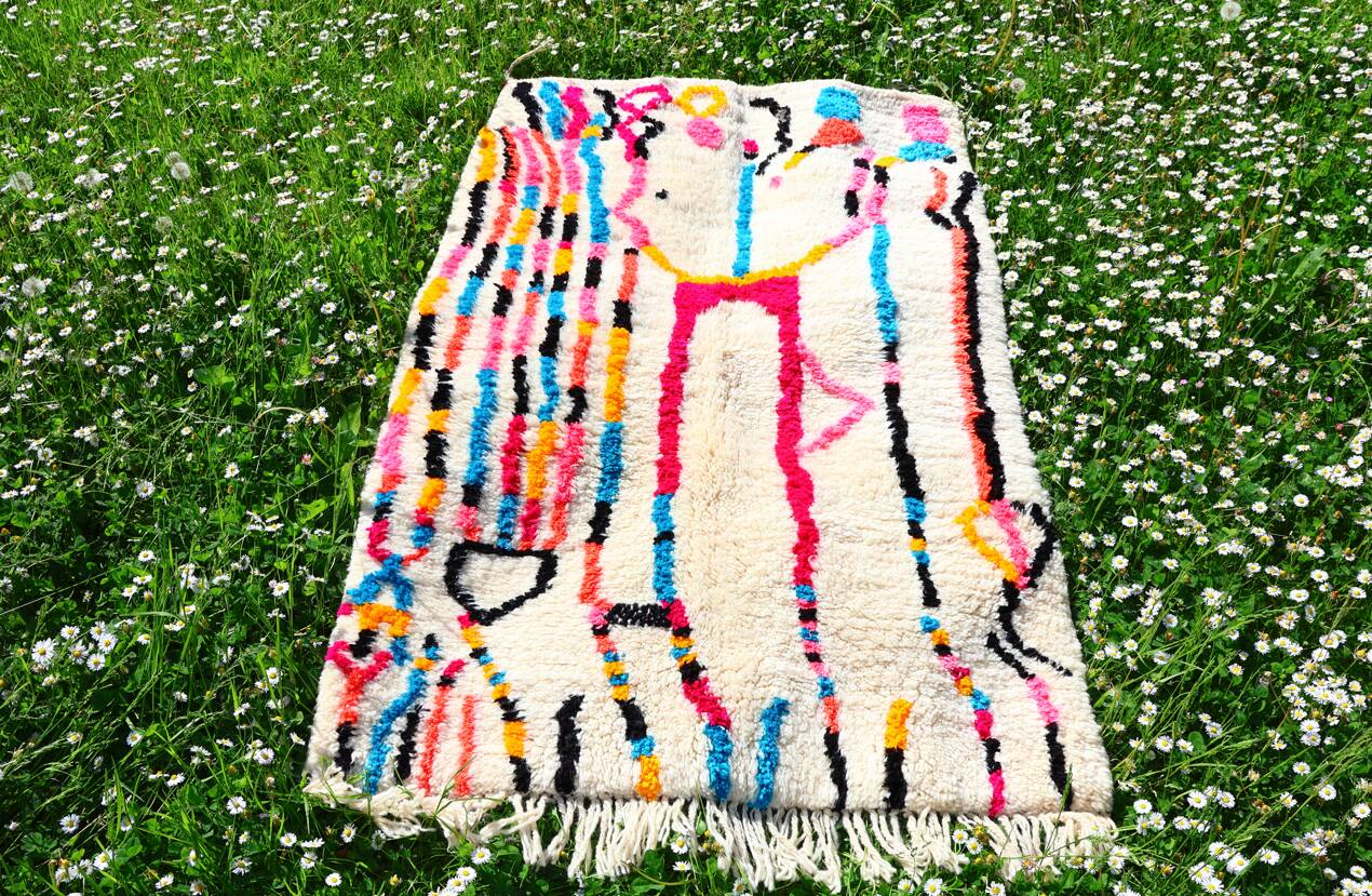 Authentic Azilal Berber rug - 1.5 x 1 m - Handwoven