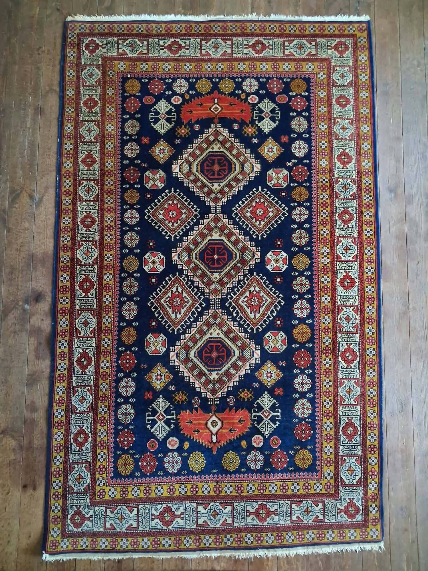 Handmade Caucasian Shirvan rug 229x140cm