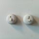 Set of 2 old two-way switches, porcelain and plastic, 50s/60s