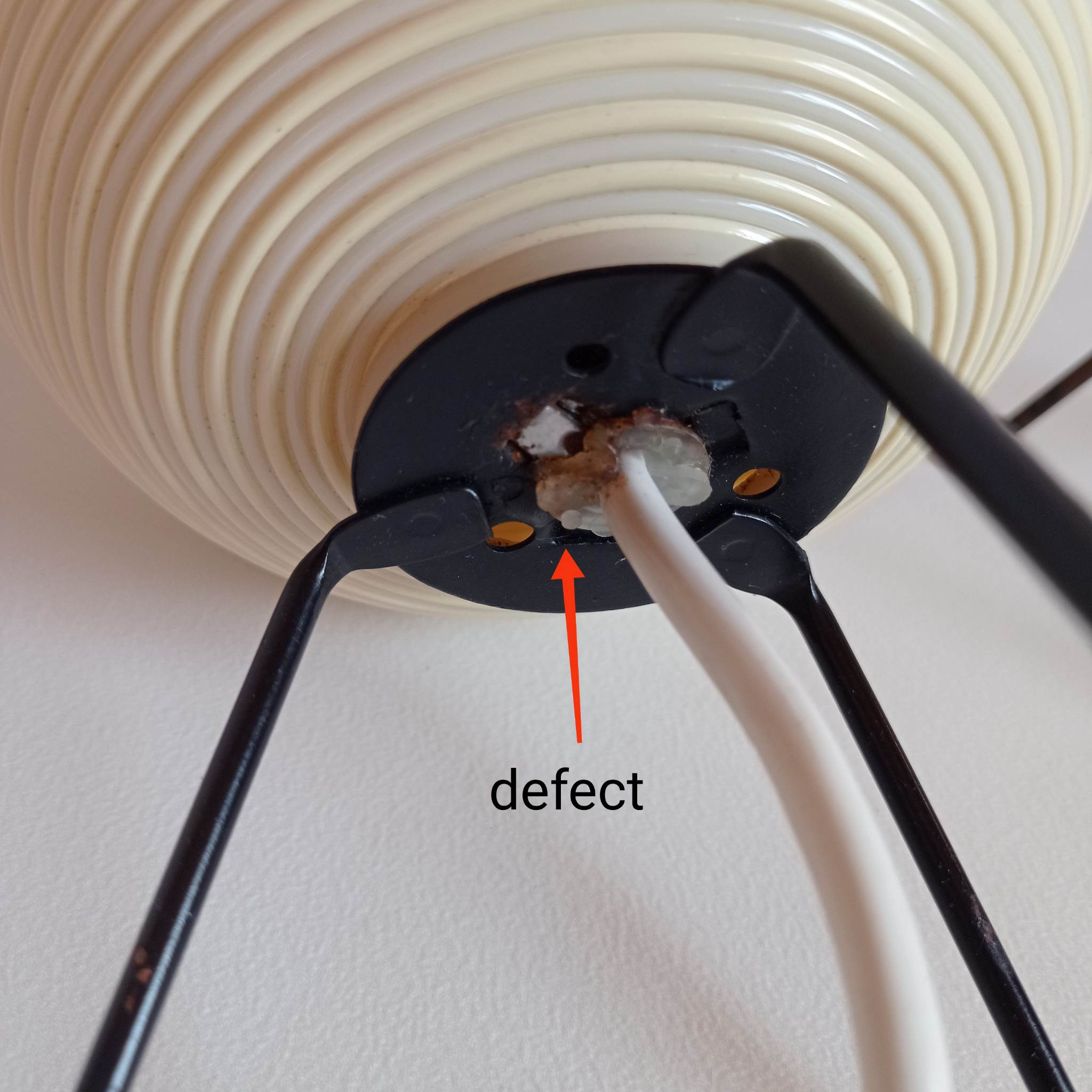 Pair of bedside lamps from the 50s/60s