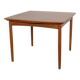 Mid-century square extendable teak dining table, Denmark, 1960s