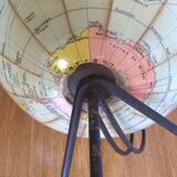 Small terrestrial globe world map of girard and barrère - year 60's