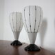 1950's set of two table lamps by Drukov