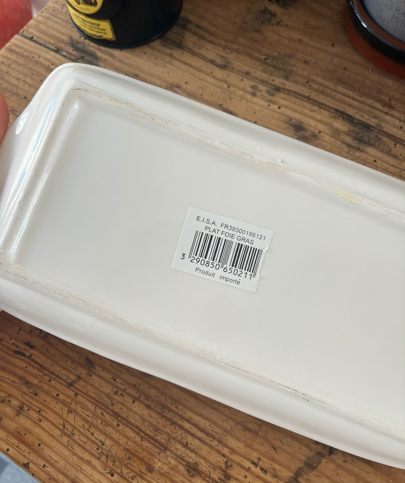 Plat à foie gras