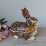 Old rabbit pie dish, ceramic terrine