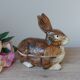 Old rabbit pie dish, ceramic terrine
