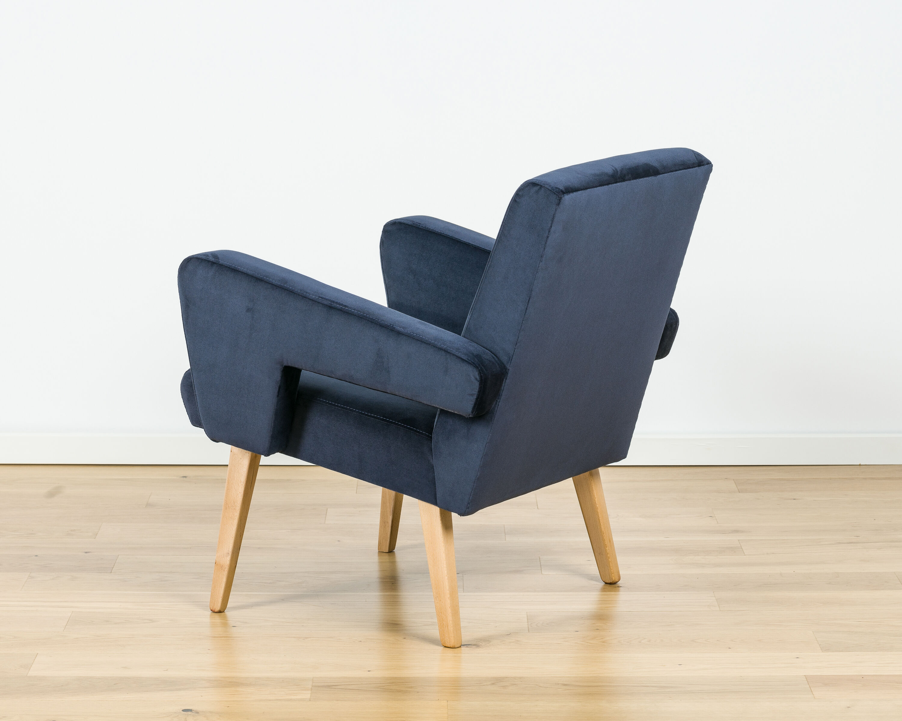 Ensemble de 2 fauteuils en velours de jitona, années 60