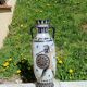 Large amphora vase guerin warriors 70 cm