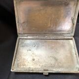 Chiseled bronze cigarette case from the late 19th century