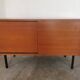 Buffet portes coulissantes en teck de Gunther Renkel pour Rego