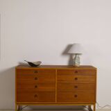 Oak and teak chest of drawers by Børge Mogensen for Karl Andersson & Söner, 1958