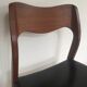 4 chaises scandinave 60