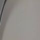 Vintage 70s wall mirror chrome metal Italian design