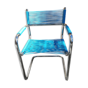 Chaise tubulaire scoubidou