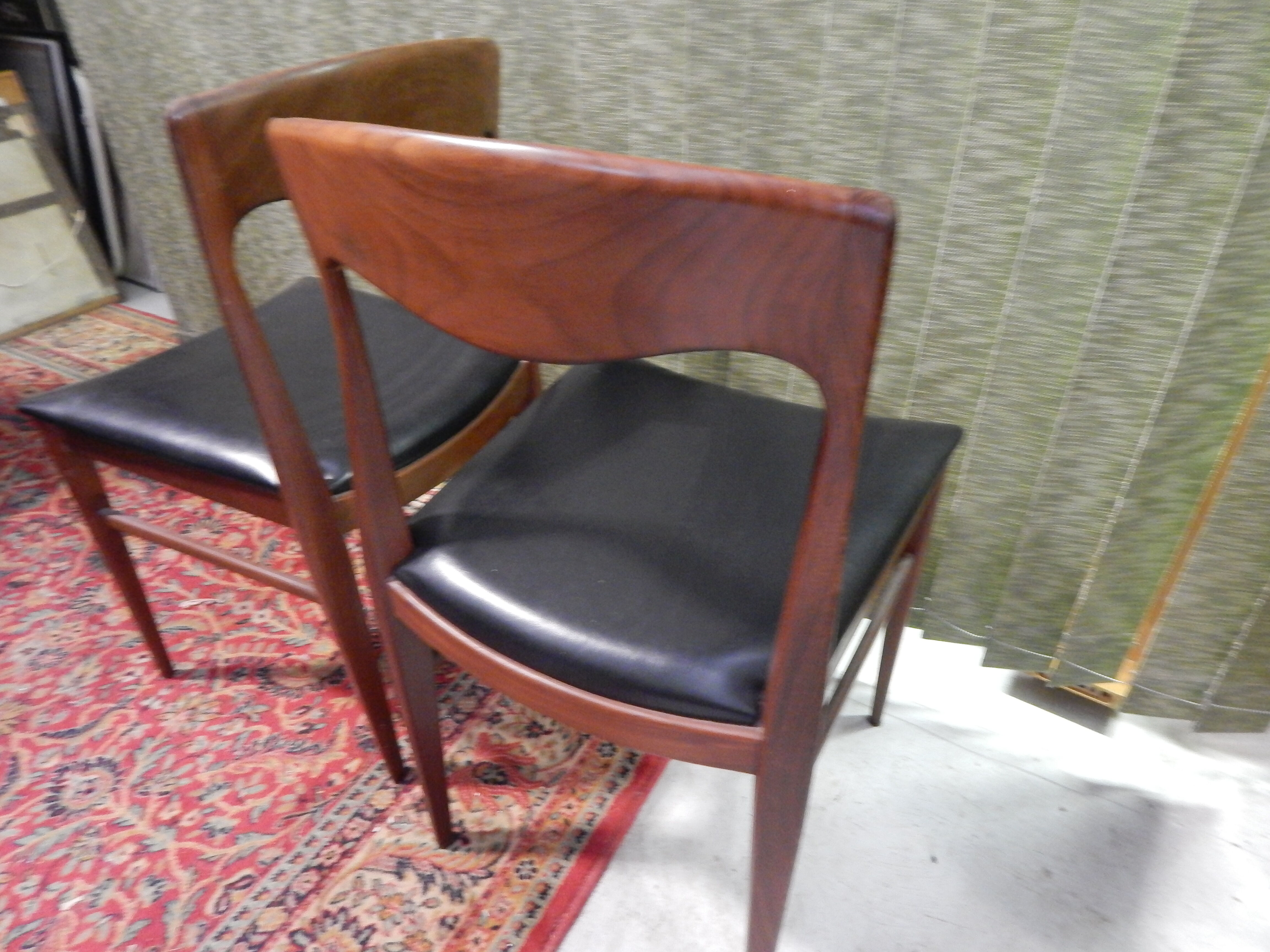Scandinavian design chairs pair 60s