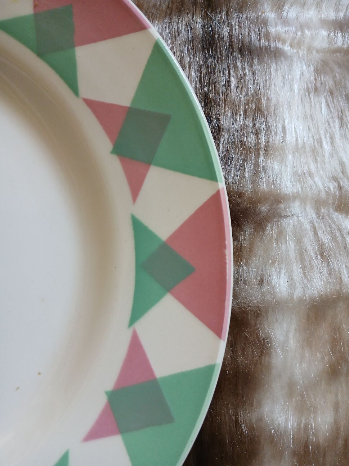 20 antique flat plates from Digoin and Sarreguemines