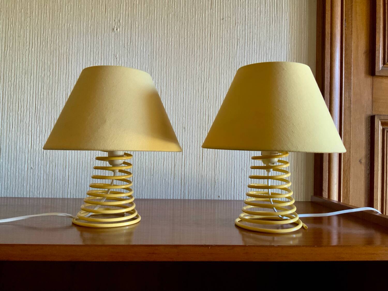 Vintage spring lamps