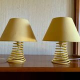 Lampes ressort vintage