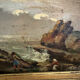 Oil on wood 19th century