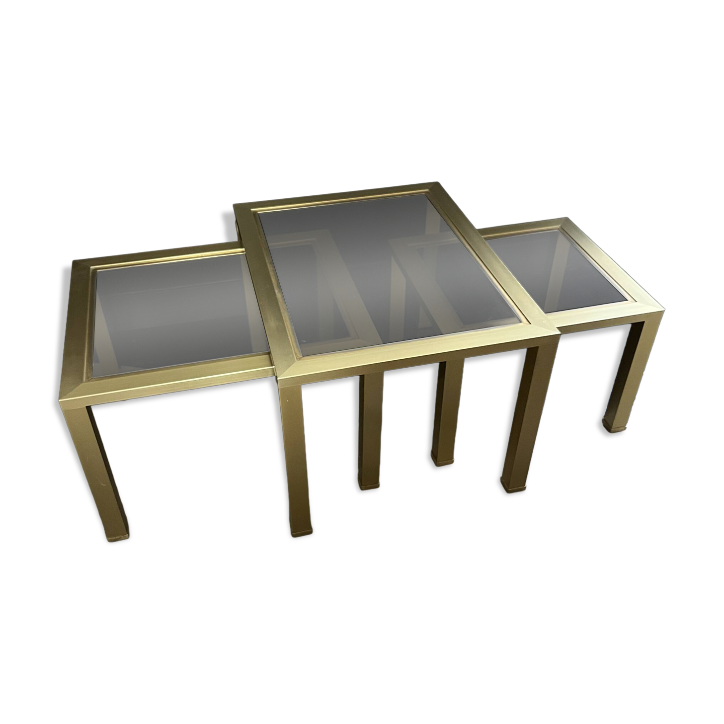 Willy Rizzo coffee table or nesting tables