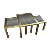 Willy Rizzo coffee table or nesting tables