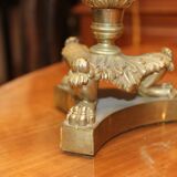 Paire de lampes, oeufs d'autruche