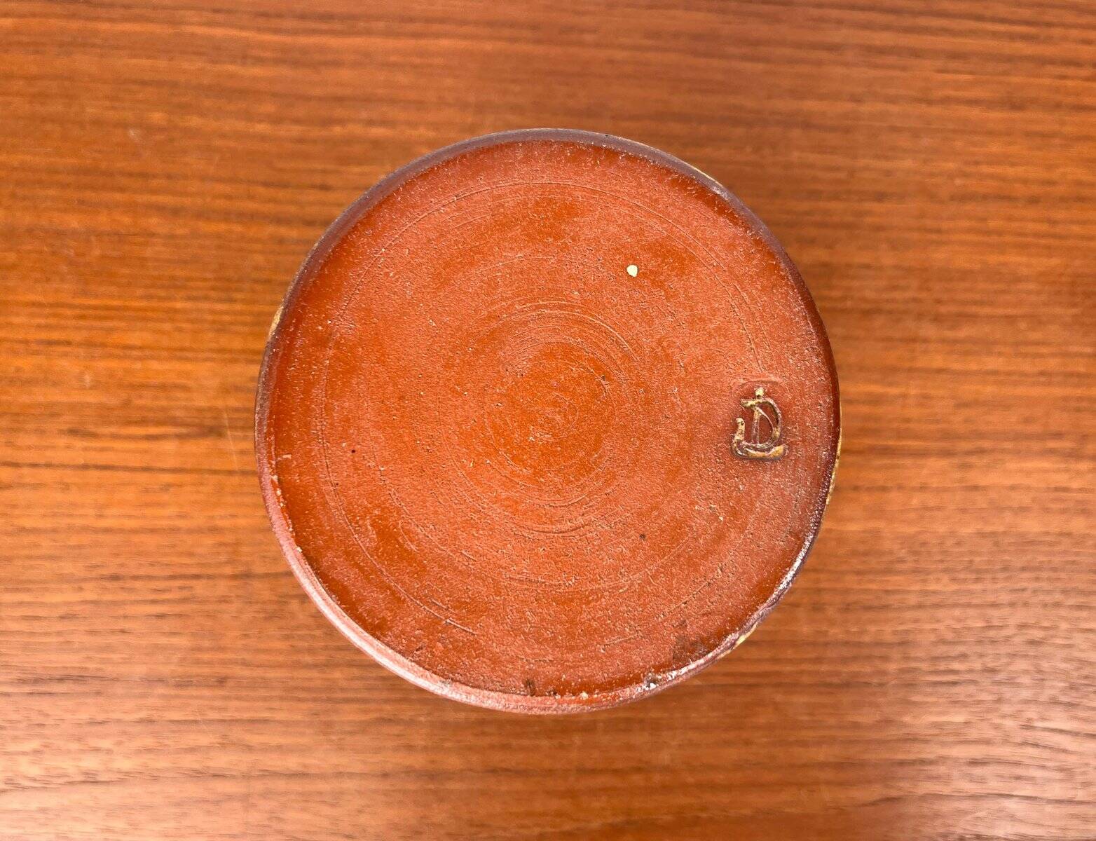Mid-Century Modern German Studio Pottery Vase by Luise Duncker, 1960s