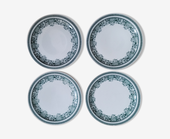 Set 4 assiettes plates Mosa de Maastricht