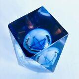 Vase Sommerso Murano design Luigi Mandruzzato, 60s